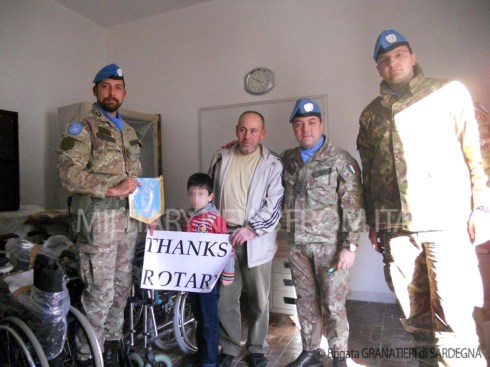 Donazione attrezzature infermeria