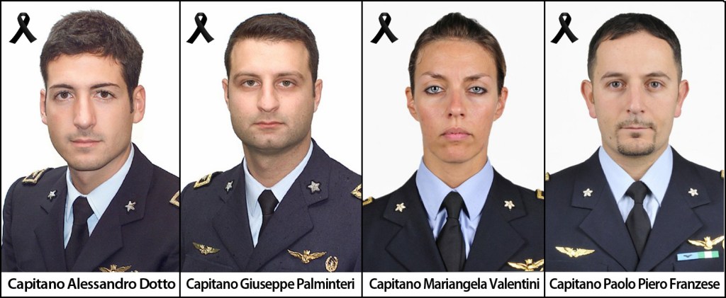 4 piloti incidente tornado