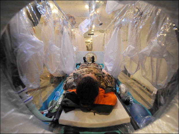 Aeronautica militare: esercitazione di biocontenimento di malati altamente contagiosi con l’ospedale Sacco di&nbsp;Milano