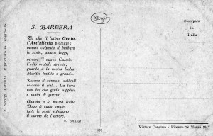 PREGHIERA DI S. BARBARA