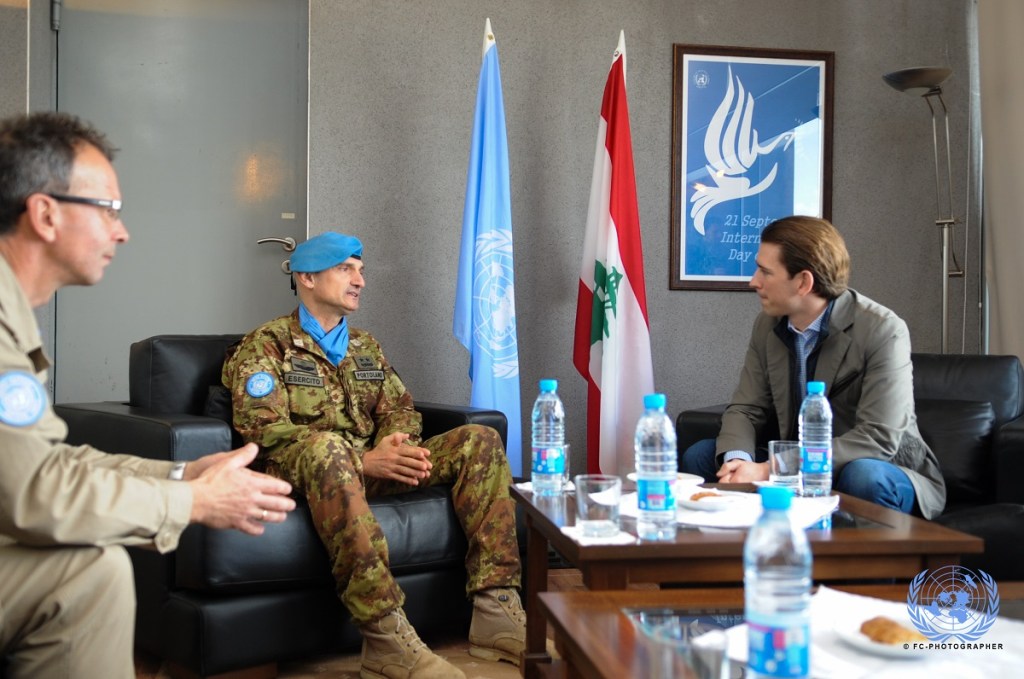 Colloquio  tra il generale Portolano e il ministro Kurz