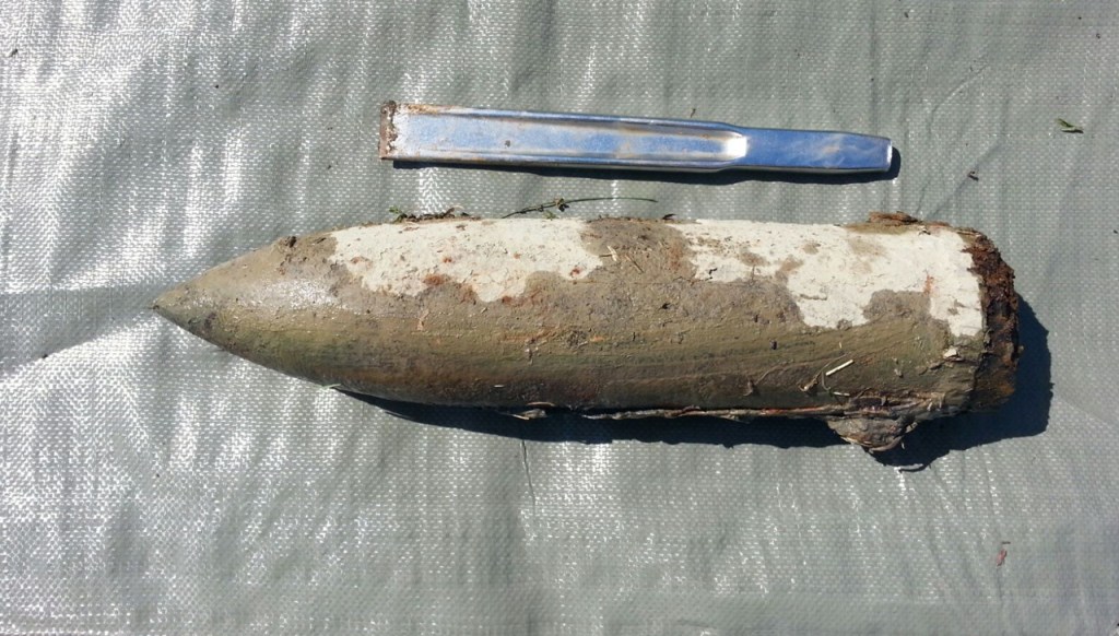 Ordigno bellico rinvenuto in località  Monfalcone (GO)