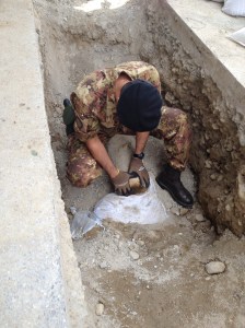 Artificiere sulla spoletta