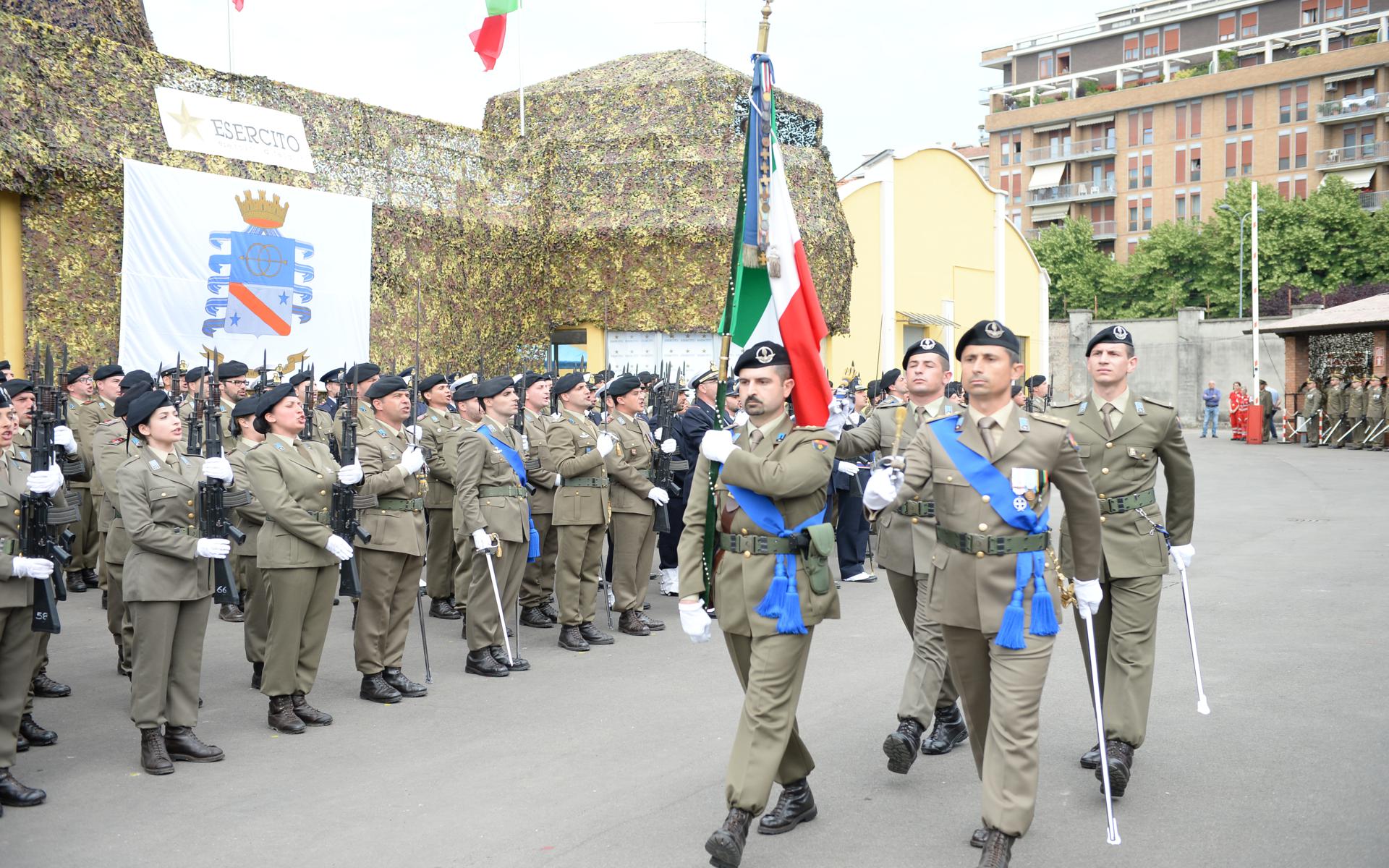 bandiera di guerra dell'arma TRAMAT