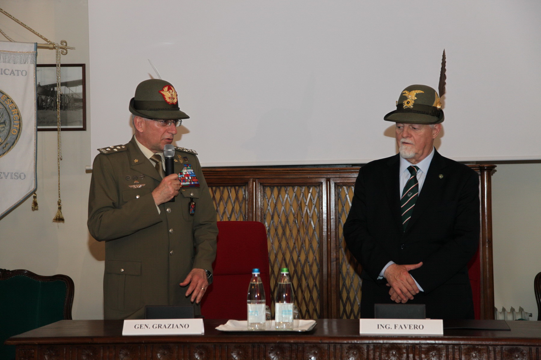 ringraziamenti del Capo di SMD al Presidente dell'ANA