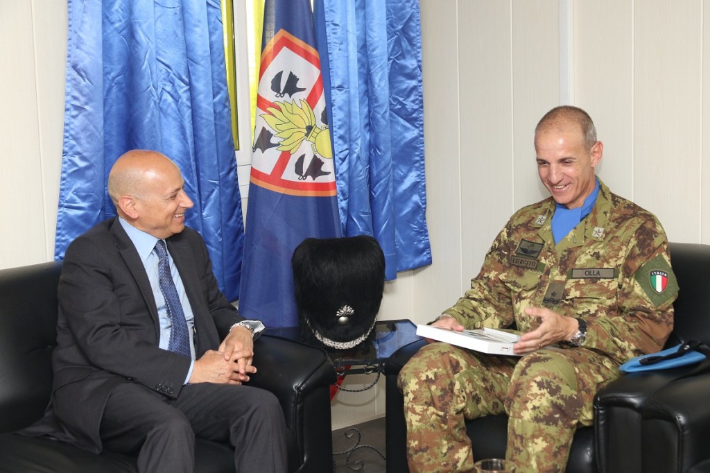 Libano, visita dell’ambasciatore italiano presso il contingente nazionale impiegato nella missione&nbsp;UNIFIL