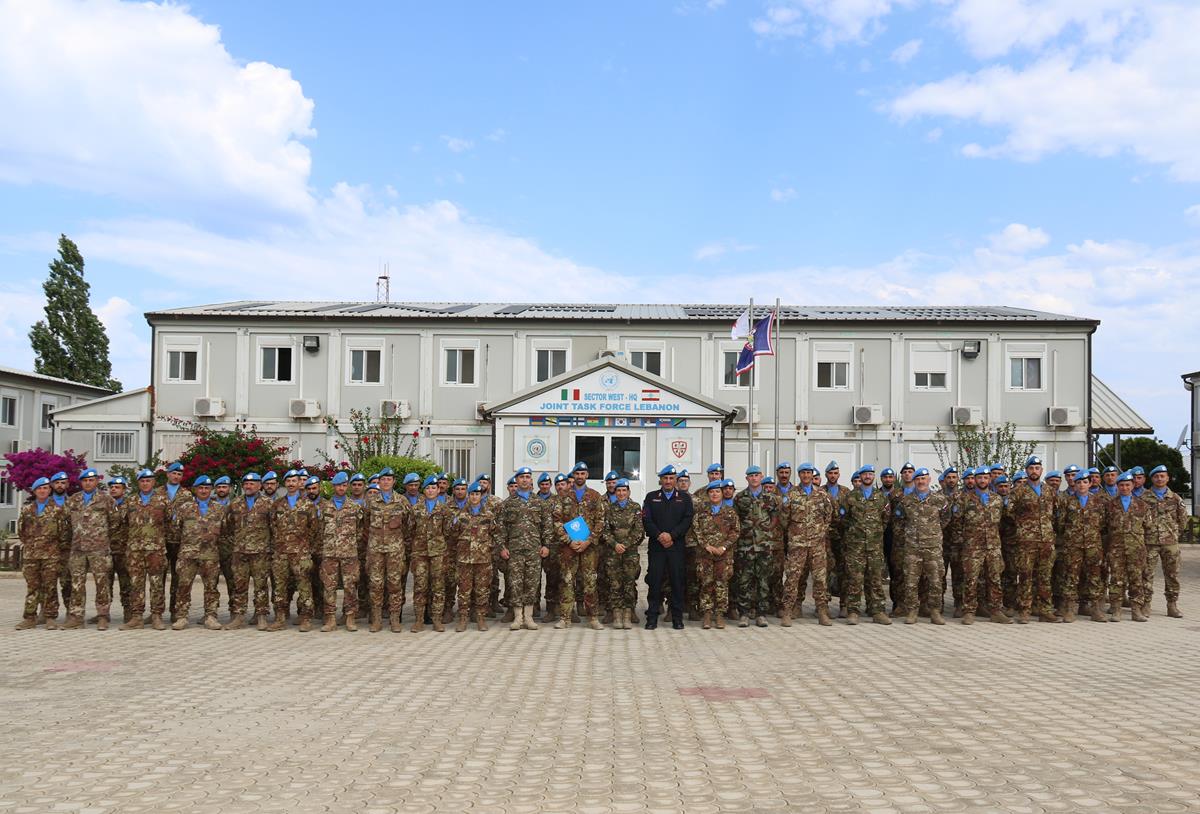 Secotor West peacekeepers donating on 14th june