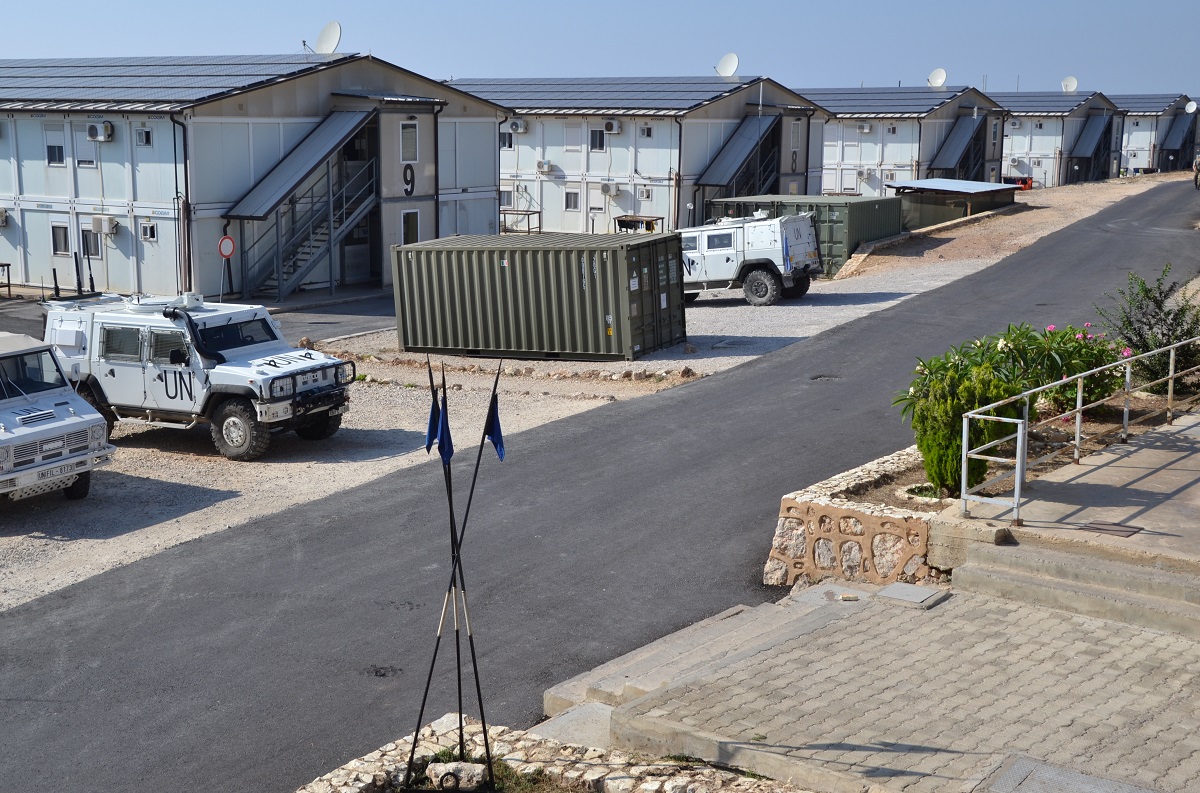 Pannelli fotovoltaici sulle strutture della base Millevoi