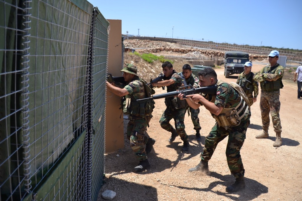 Le Forze Armate Libanesi si addestrano al combattimento nei centri&nbsp;abitati