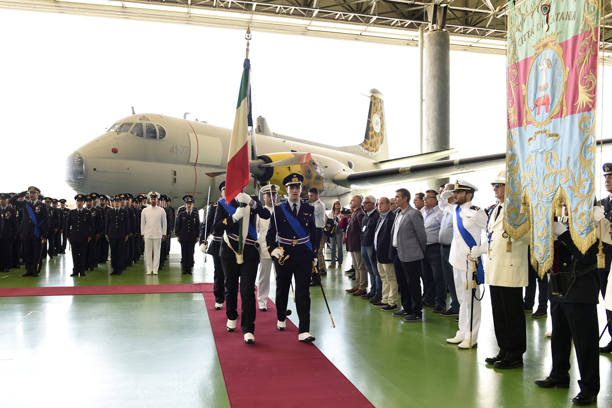 CERIMONIA DI SALUTO AL VELIVOLO ATLANTIC