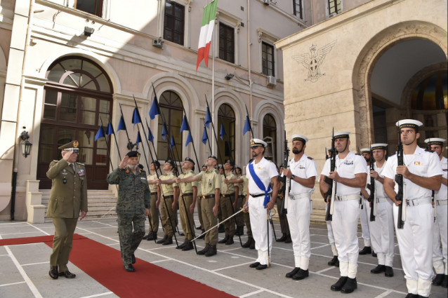 Il generale Graziano riceve la visita del capo di Stato Maggiore della Difesa&nbsp;libico
