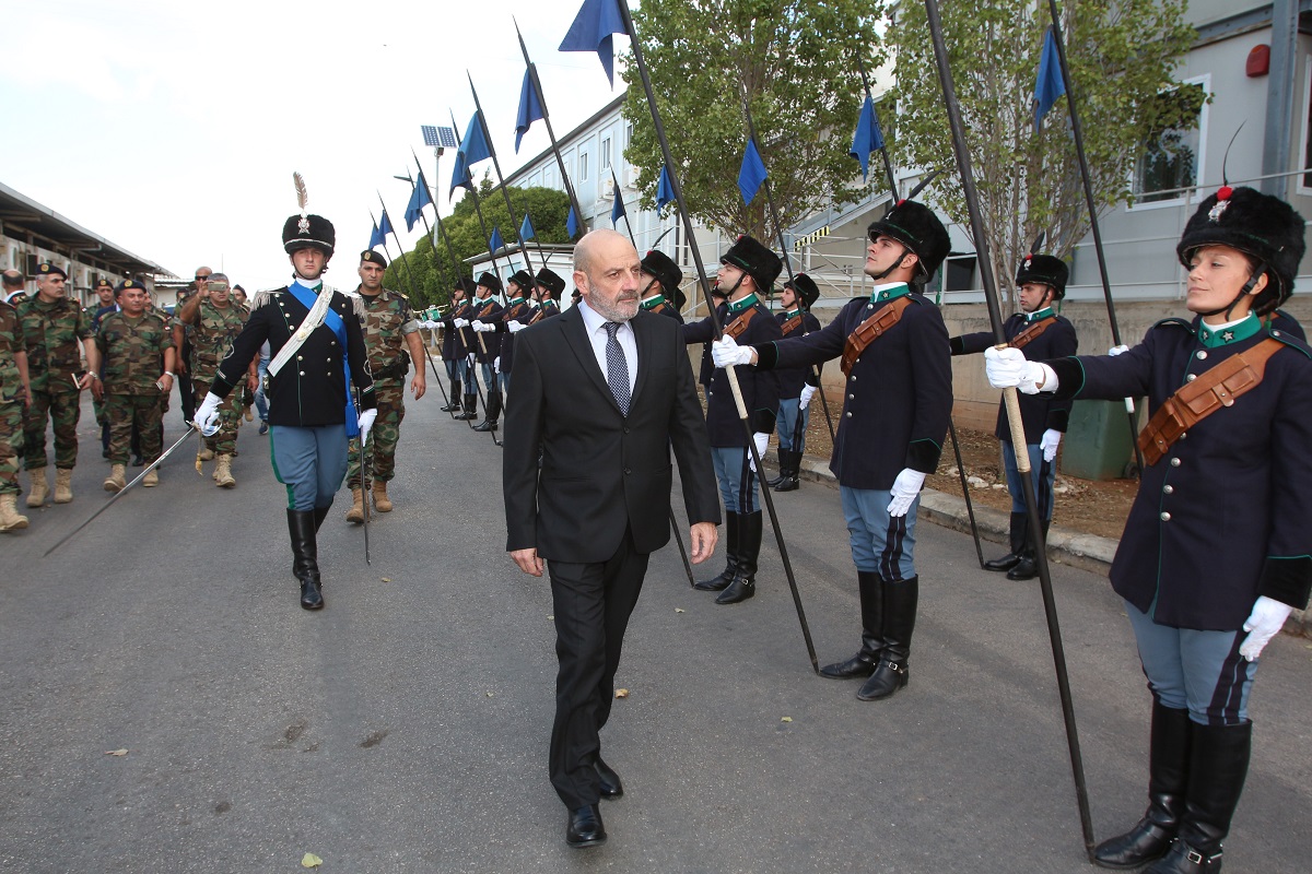 Rassegna del Ministro Yacoub Sarraf al Contingente Italiano di UNIFIL