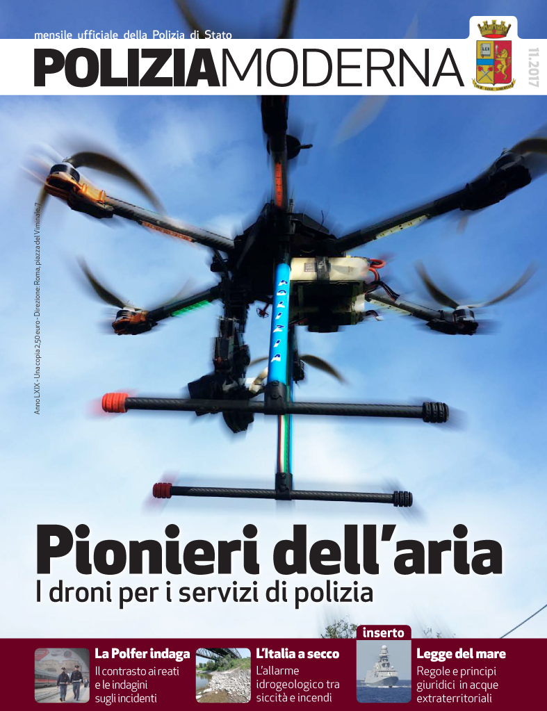 I “droni in divisa” sul nuovo numero di&nbsp;PoliziaModerna