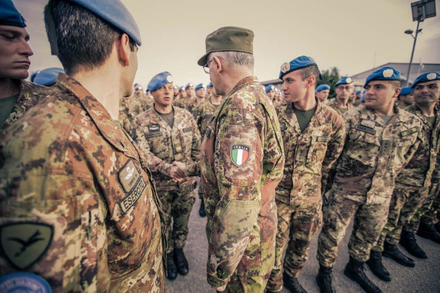 Il capo di SMD incontra il personale del contingente italiano in Libano in occasione delle festività&nbsp;natalizie