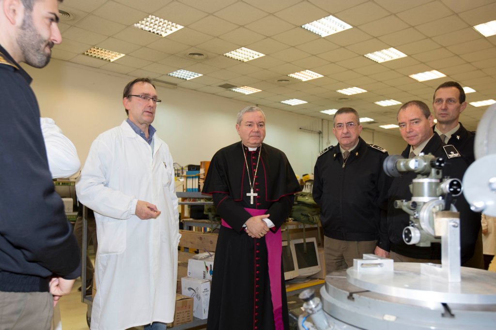 Visita dell’ordinario militare Santo Marcianò al Polmanteo e al 44&nbsp;Penne