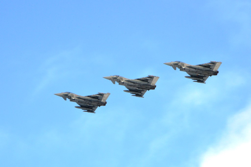 Eurofighter in formazione