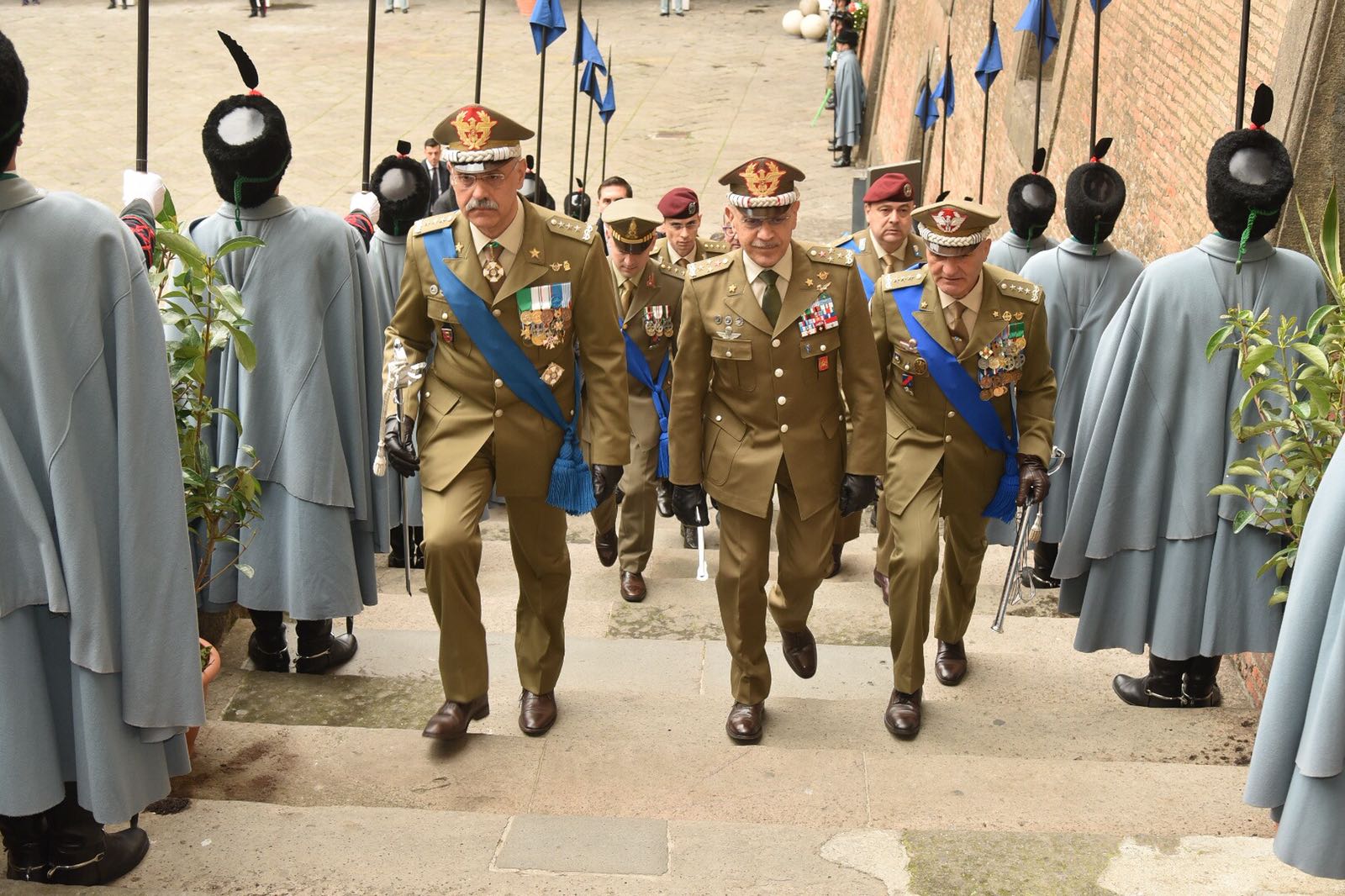 Ingresso del Capo di Stato Maggiore dell'Esercito