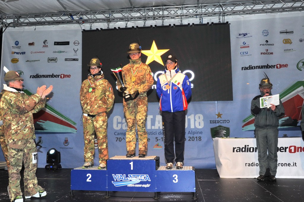 Le gare in notturna dei campionati sciistici delle Truppe&nbsp;Alpine