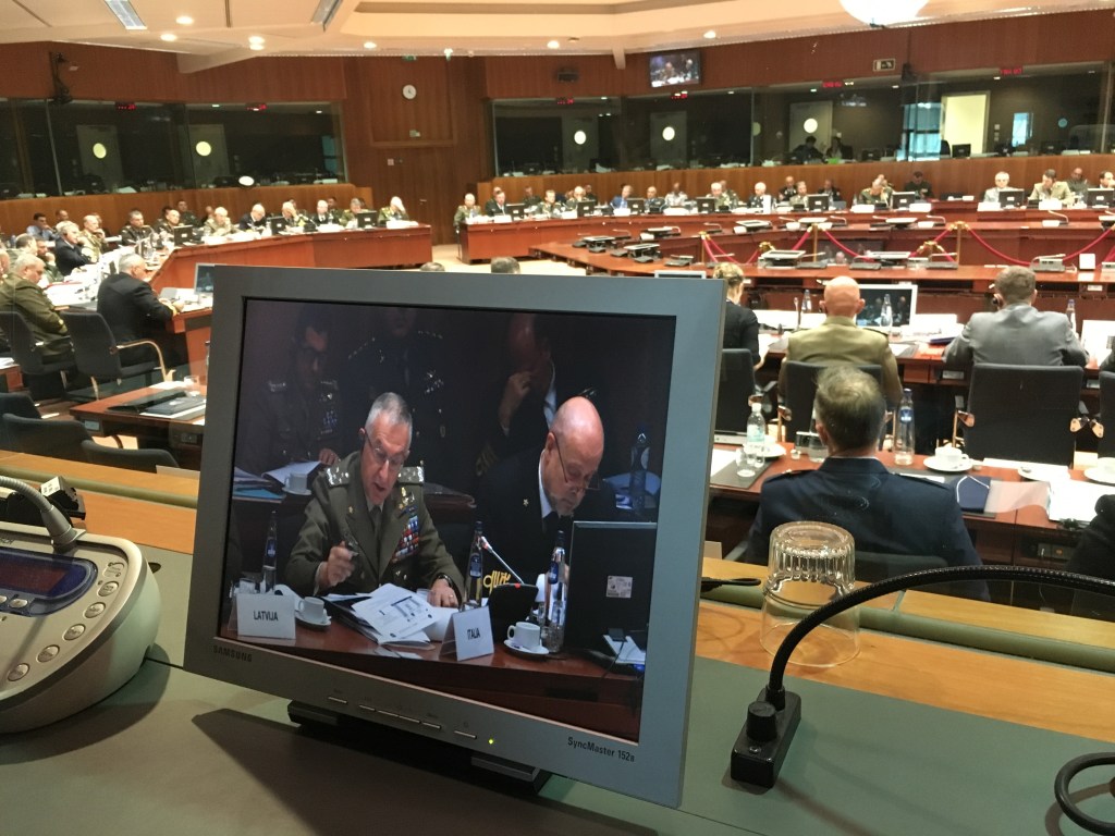 Il generale Graziano presenzia a Bruxelles ai comitati militari dell’UE e della&nbsp;NATO