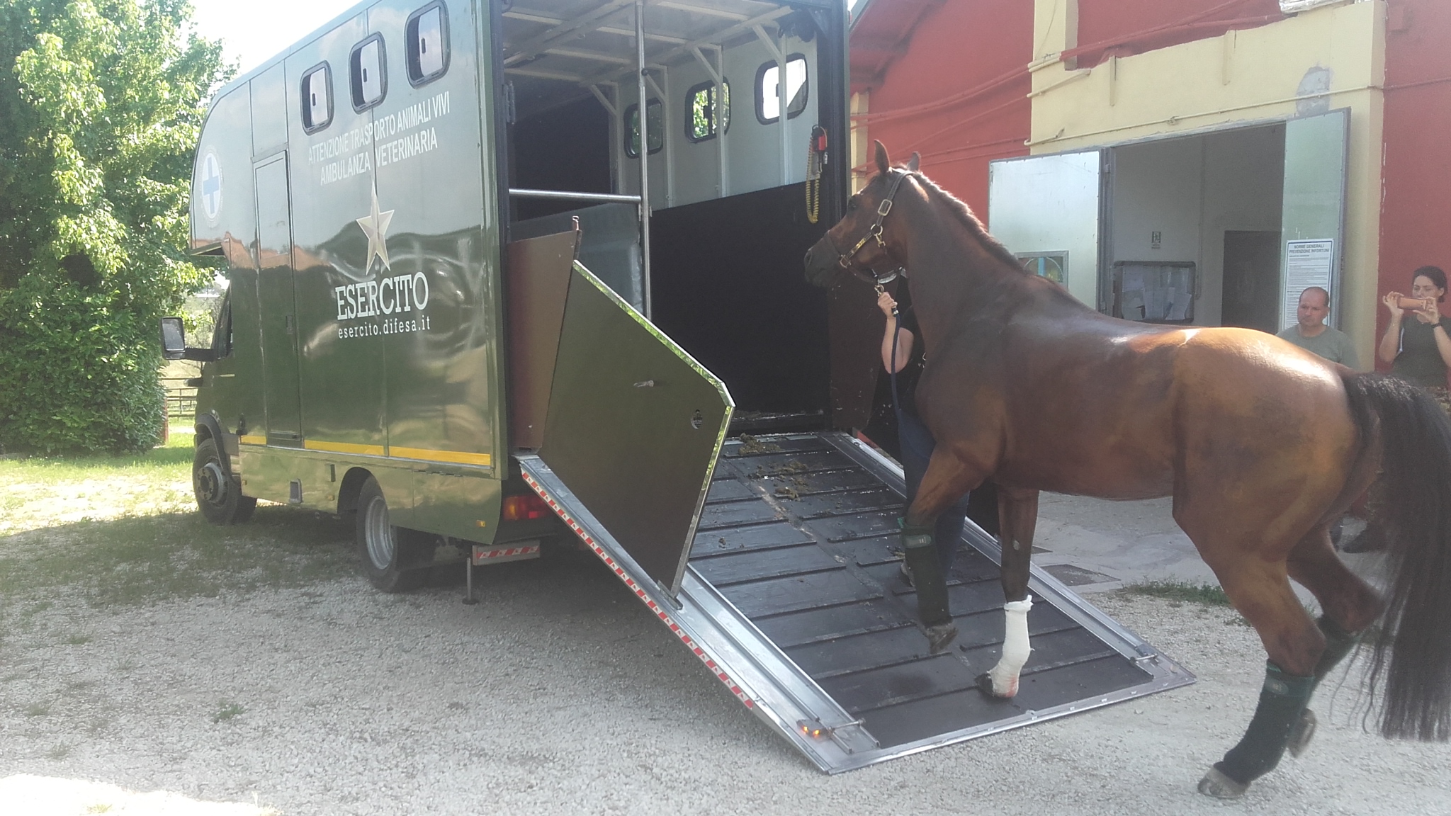 un momento del soccorso