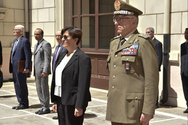 Prima visita ufficiale del ministro della Difesa Elisabetta Trenta allo Stato Maggiore della&nbsp;Difesa
