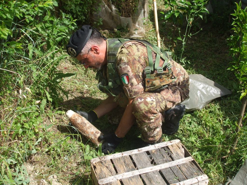 L’Esercito interviene con il genio guastatori di Foggia per la bonifica e brillamento di ordigni&nbsp;bellici