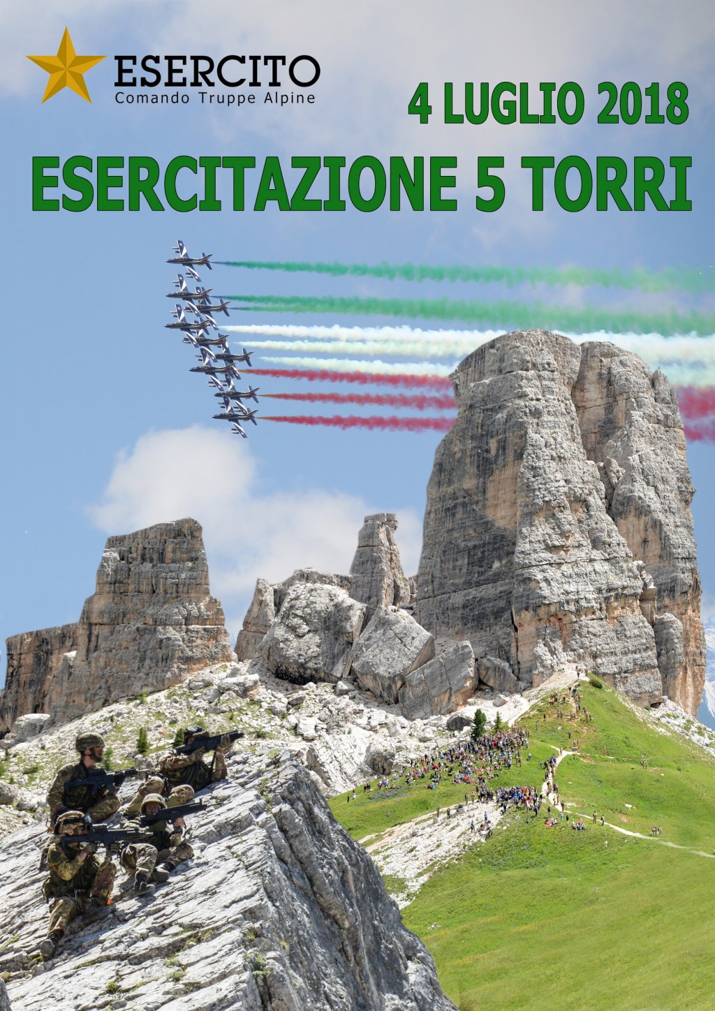 Esercitazione “5 Torri 2018”, torna a luglio l’appuntamento con le truppe&nbsp;alpine