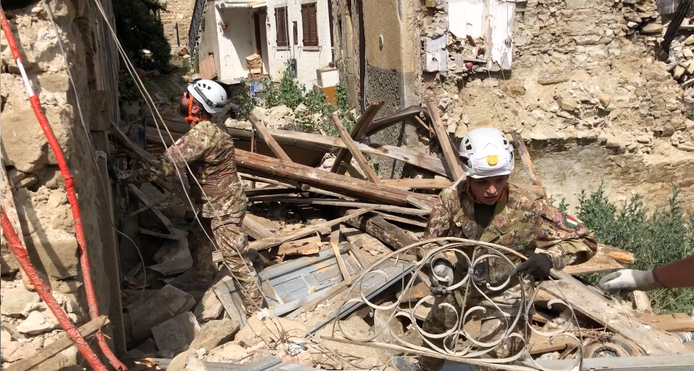 Terremoto centro Italia, a due anni dalle scosse continua il lavoro dell’Esercito