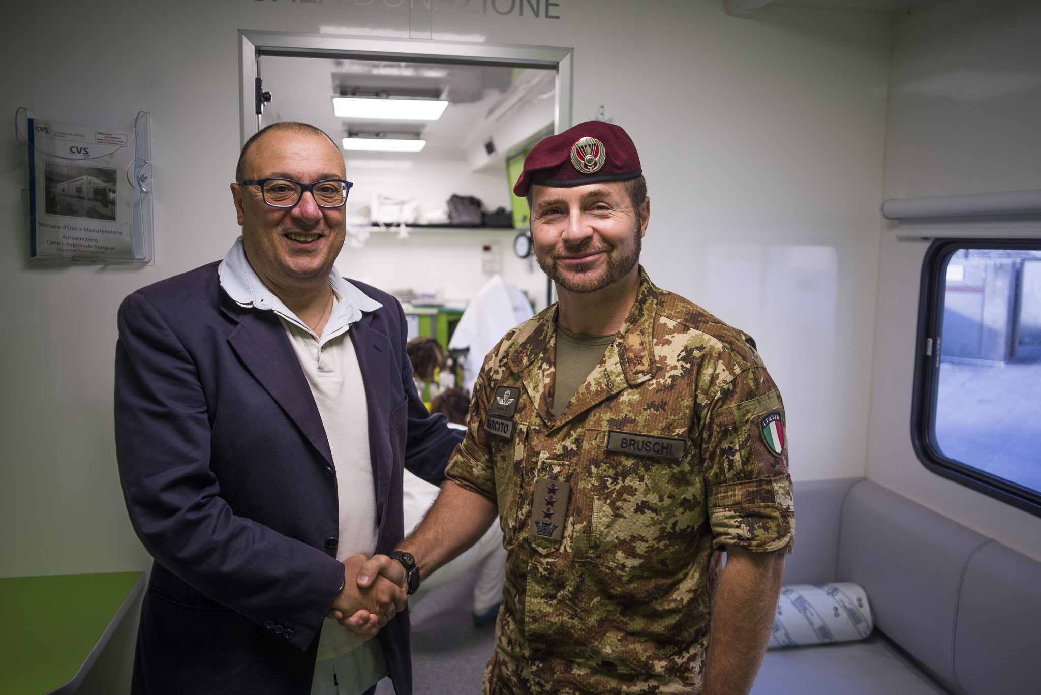 180928_1. Comandante del Reggimento con il sindaco di Bracciano