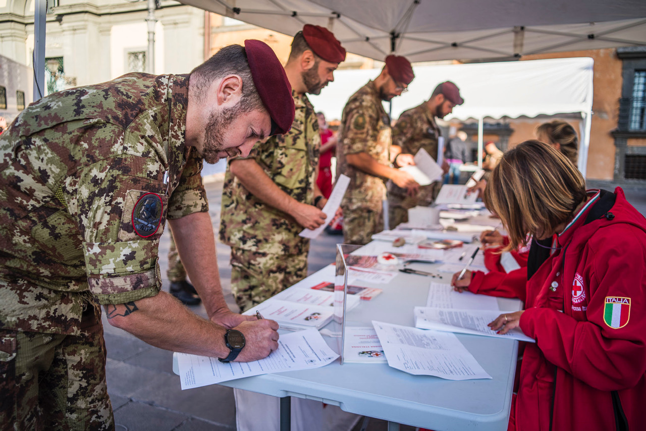180928_3. I donatori si apprestano alla donazione