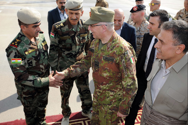 Il generale Claudio Graziano in Iraq in visita al contingente italiano, le Forze Armate italiane sono le migliori al&nbsp;mondo