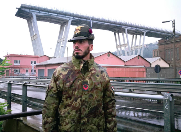 Genova: Strade Sicure a presidio zona rossa di ponte&nbsp;Morandi