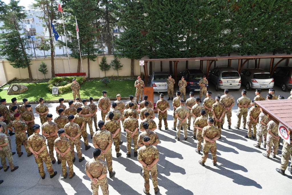 Il Generale Castellano in visita alla Brigata Pinerolo