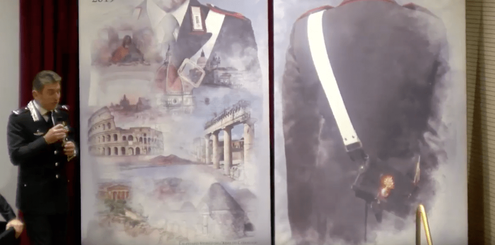 I Carabinieri presentano il Calendario Storico e l’Agenda Storica 2019 (in diretta&nbsp;video)