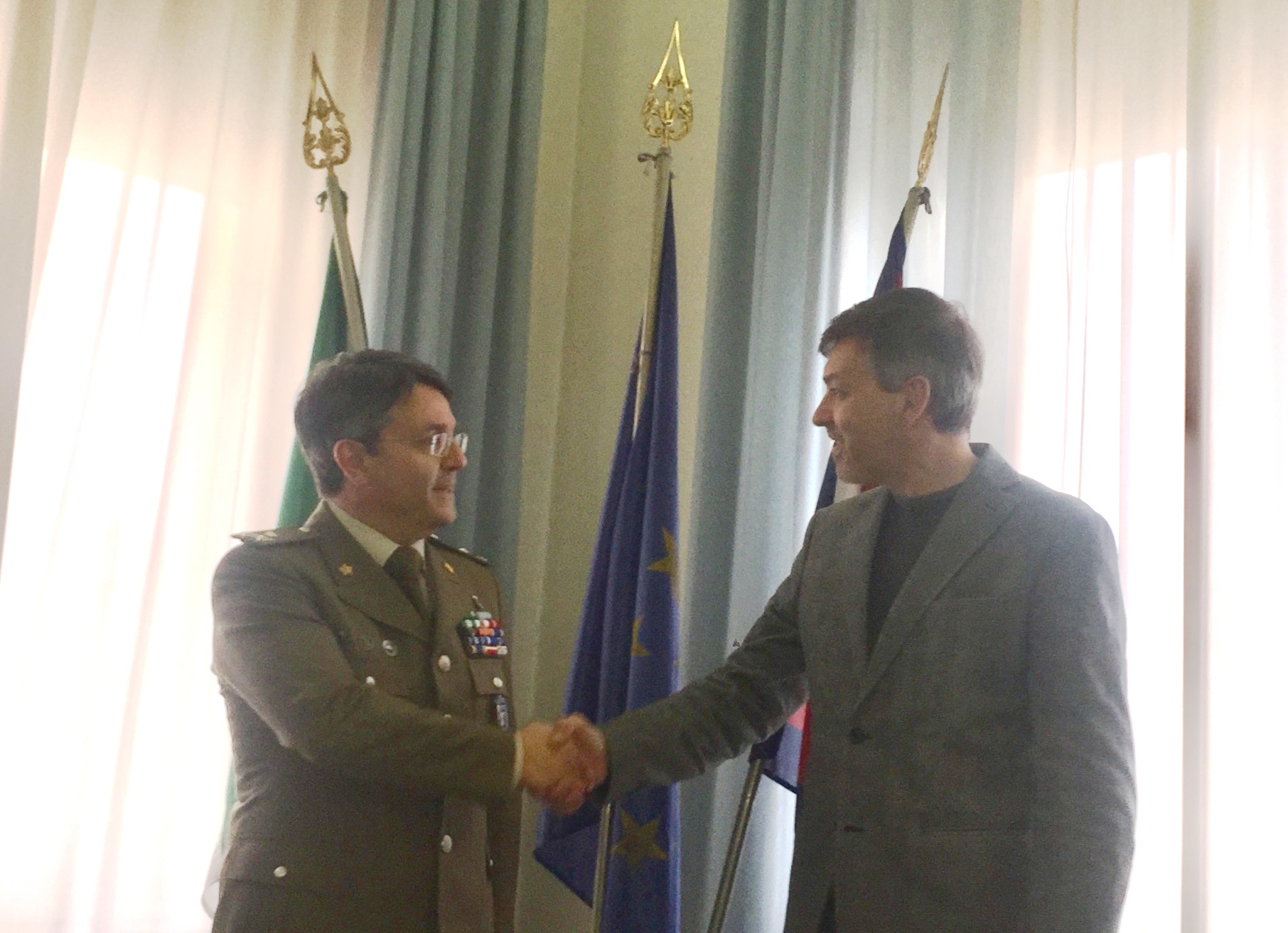 il Direttore dell'Ospedale Militare di Milano e il Direttore Generale della Città della Salute e della Scienza