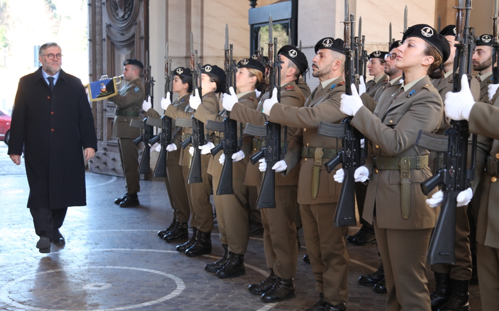 Il sottosegretario alla Difesa Raffaele Volpi in visita al Policlinico Militare di Roma&nbsp;“Celio”