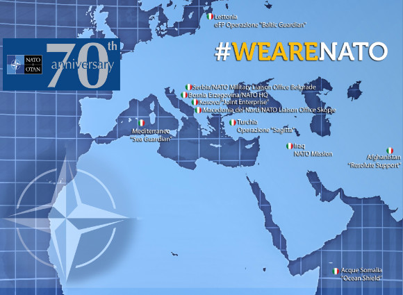Nato: oggi si celebra il 70° anniversario dalla&nbsp;fondazione