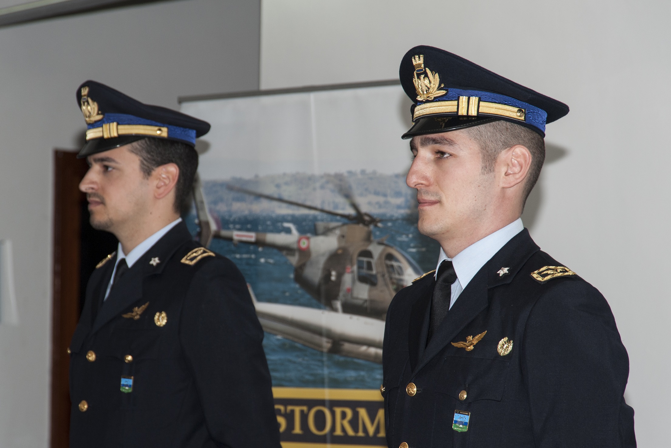 I due ufficiali con le loro Aquile sul petto