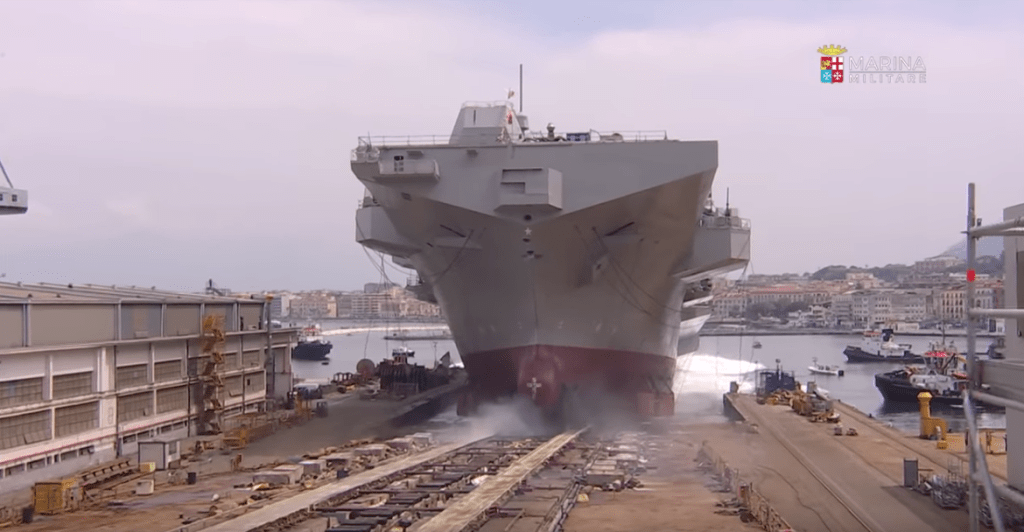 Varata nave Trieste, la nuova nave d’assalto anfibio della Marina Militare&nbsp;italiana