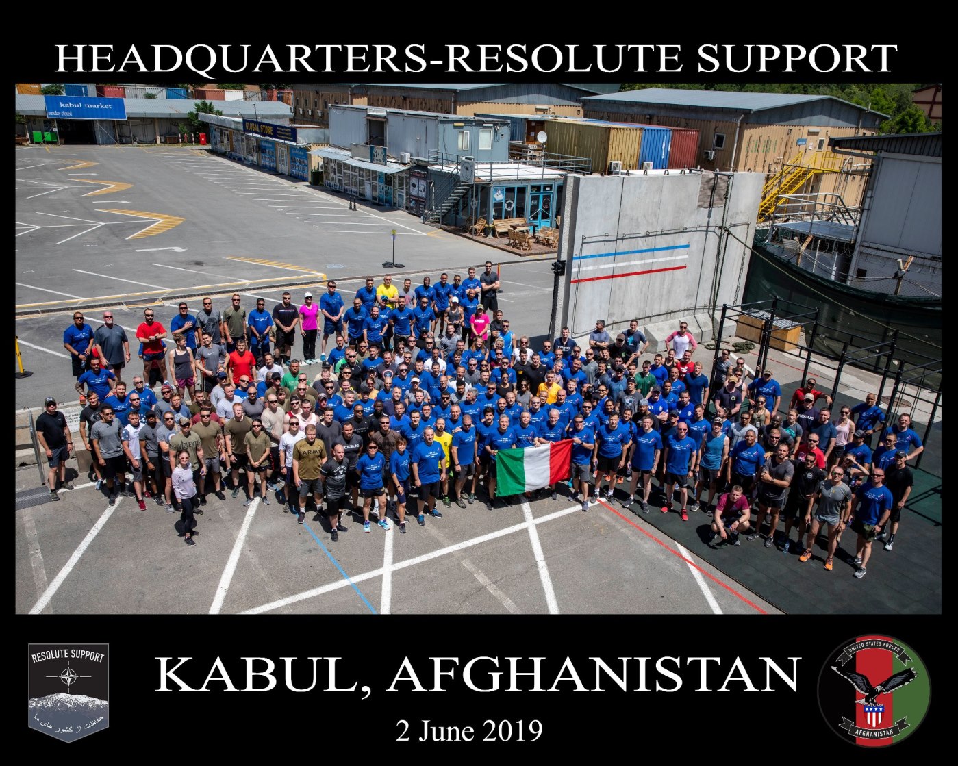 1. Foto del Physical Training del 2 giugno 2019