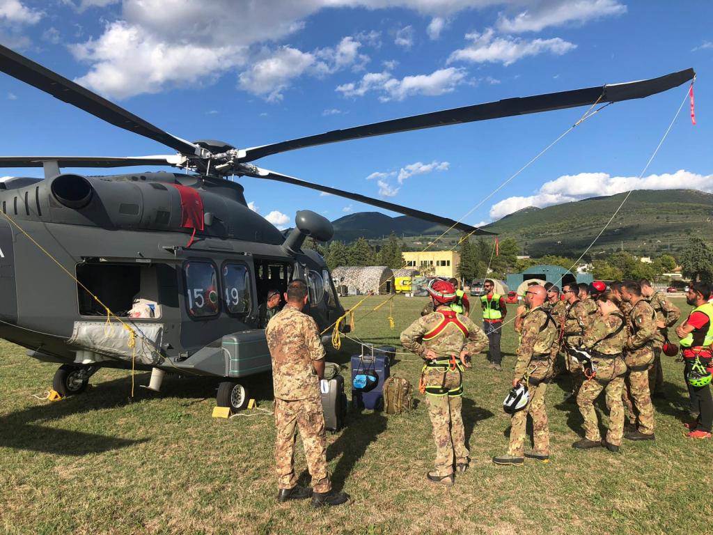 Aeronautica: “Grifone 2019” in Umbria 27 squadre e 13 aeromobili si esercitano per il soccorso&nbsp;aereo