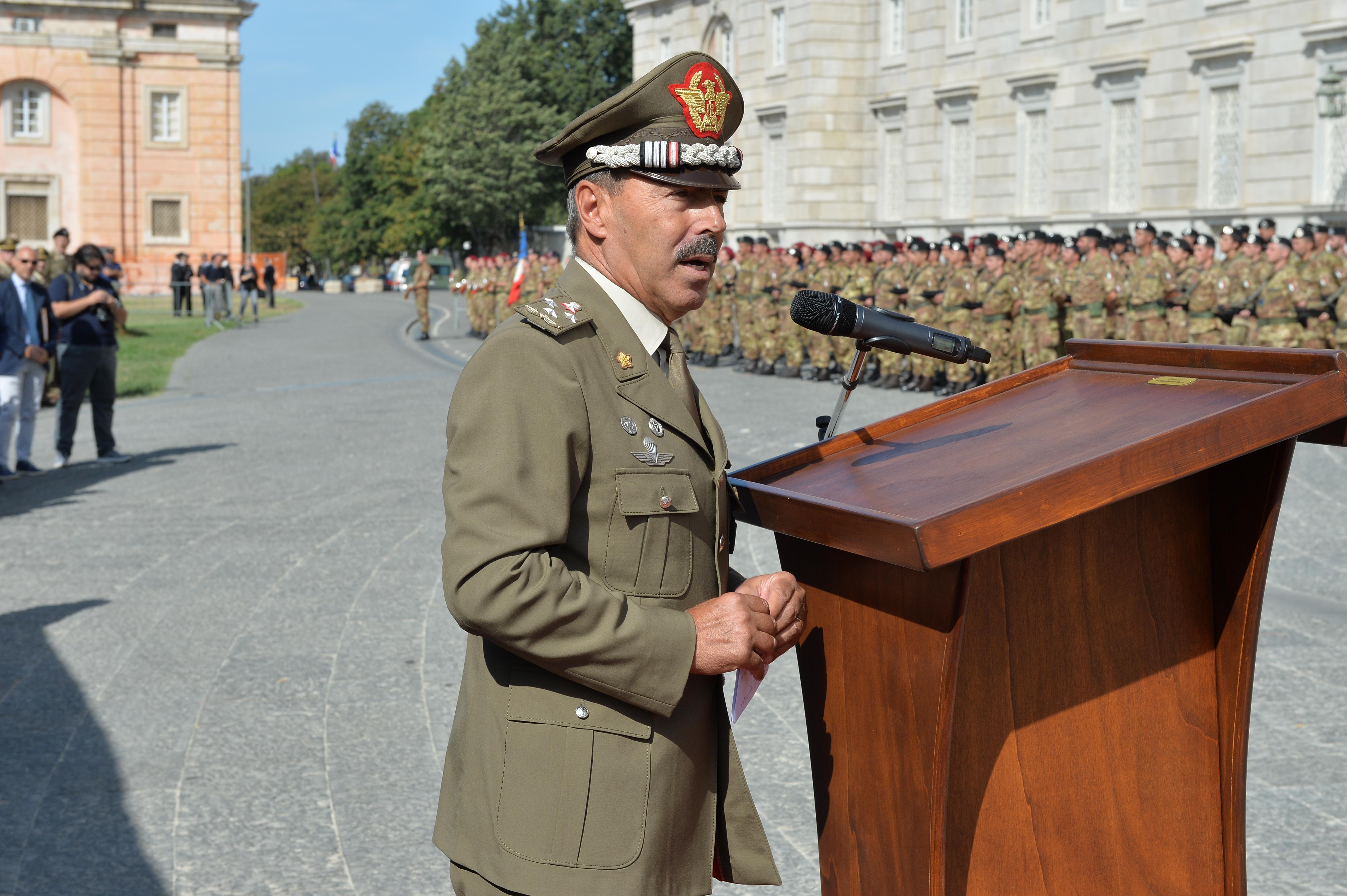 Intervento del Capo di Stato Maggiore dell'Esercito