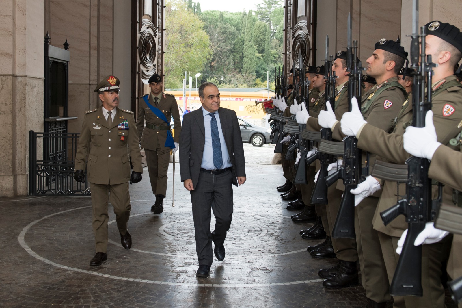 Ingresso policlinico Militare di Roma Celio