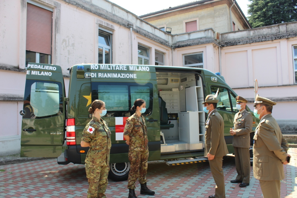 Il comandante logistico dell’Esercito in visita al Centro Ospedaliero Militare di&nbsp;Milano