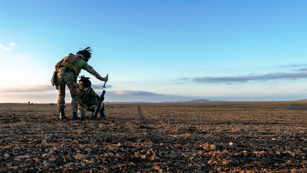 Il 7° Bersaglieri in addestramento al poligono Torre di&nbsp;Nebbia