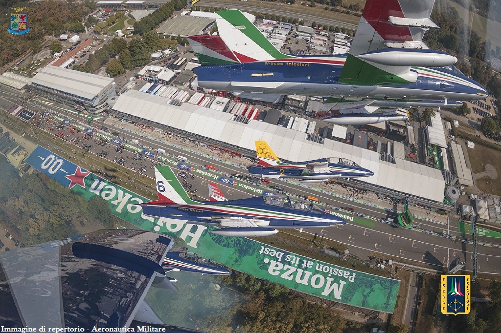 Formula 1, Monza: le Frecce Tricolori daranno il via al Gran Premio d’Italia