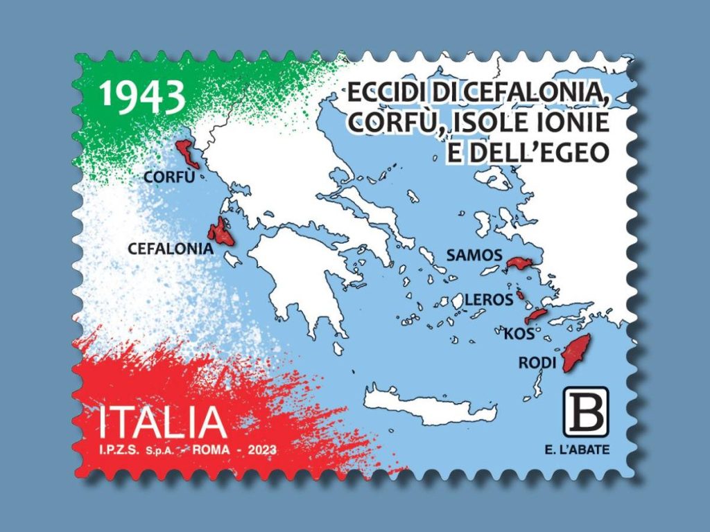 Un francobollo per l’80° anniversario degli eccidi di Cefalonia presentato presso la Biblioteca Militare Centrale&nbsp;dell’Esercito
